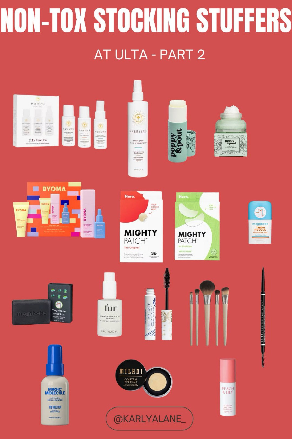 Non-Toxic stocking stuffers at Ulta part 2! You can find my full non-toxic gift guide here: https://www.karlyalane.com/gift-guide/2024-holiday-gift-guide

#LTKHoliday #LTKGiftGuide #LTKSeasonal