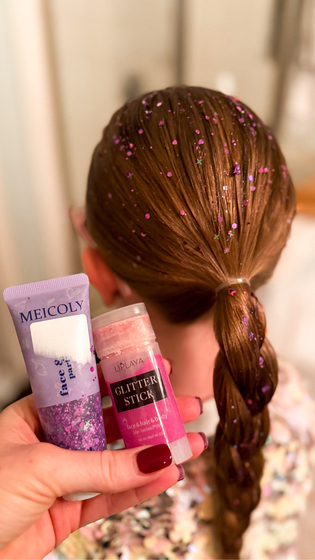 Sparkle + Shine
 ✨GLITTER✨ 💖

These glitter sticks + gels made it SO easy to add a little sparkle without committing to hair color. Just swipe it on, add as much (or as little 😉) as you want, and you’re ready to go!

Perfect for crazy hair day, spirit days, concerts, costumes, birthdays + anytime they need a little extra sparkle. ✨

Linked both glitter options here! 💕
#LTKKids #CrazyHairDay #GlitterHair #KidsStyle #SchoolSpirit #LTKFinds

#LTKSaleAlert #LTKKids #LTKBeauty