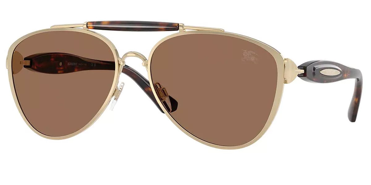 Burberry BE3160 110973 Men's Sunglasses Gold Size 61 | SmartBuyGlasses Global