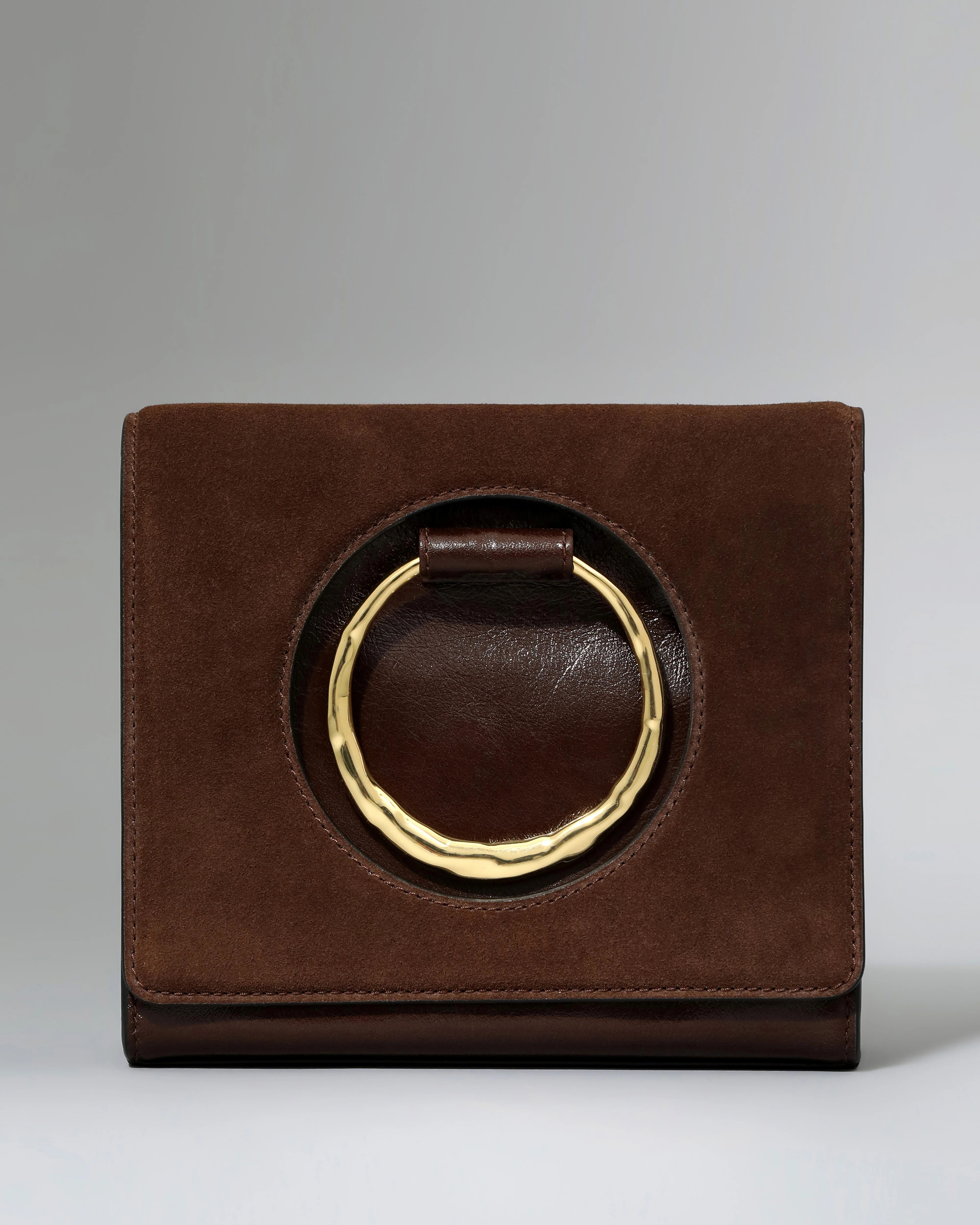 Alexis Bittar The Hunter Convertible Crossbody Bag- in Chocolate | Statement Jewelry from Alexis Bittar | Alexis Bittar