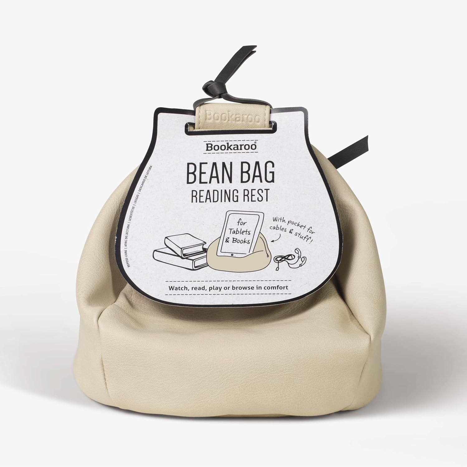 IF Bookaroo Bean Bag Reading Rest - Cream | Amazon (US)