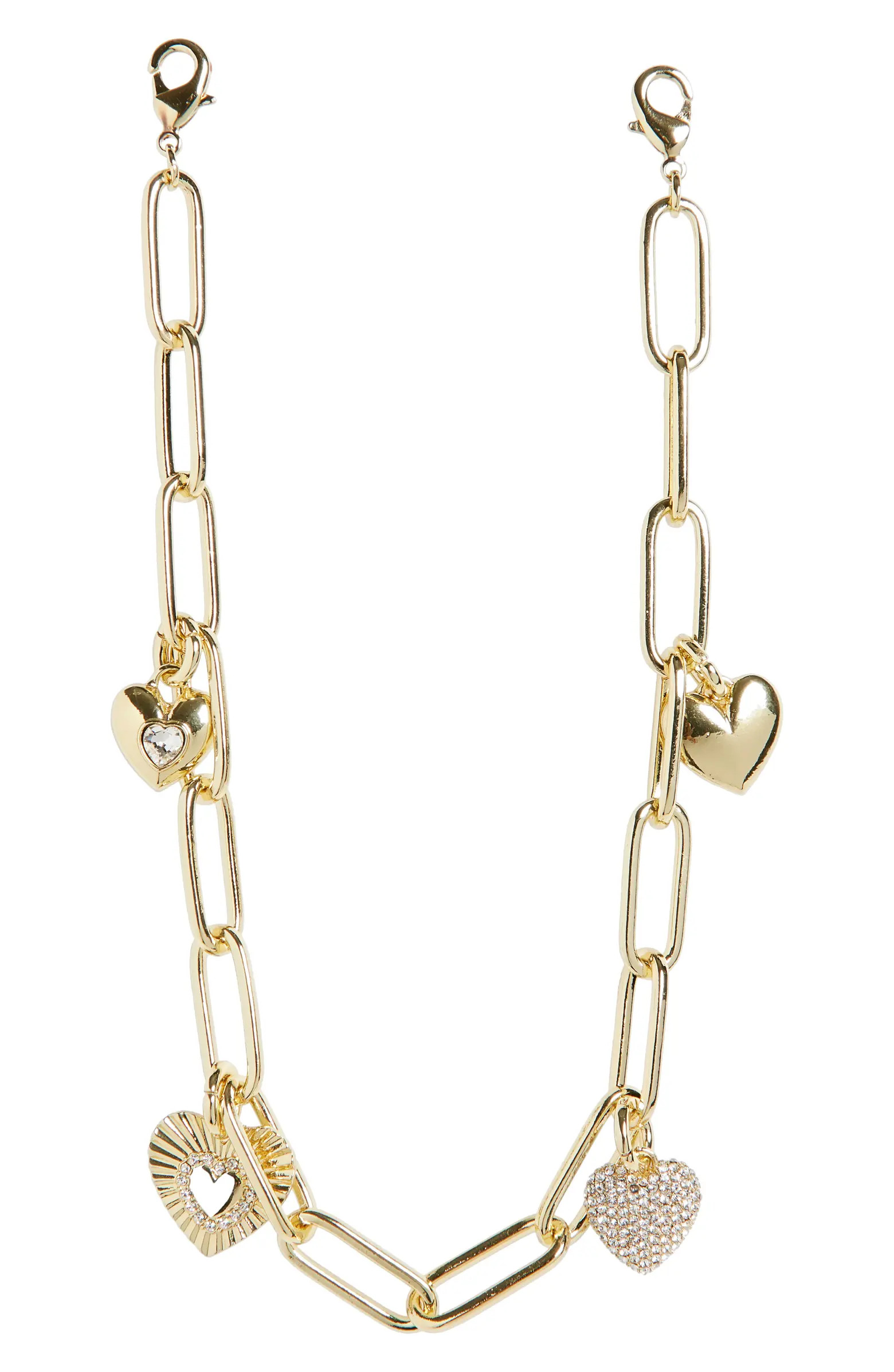 Hera Pavé Heart Charm Phone Wrist Strap | Nordstrom