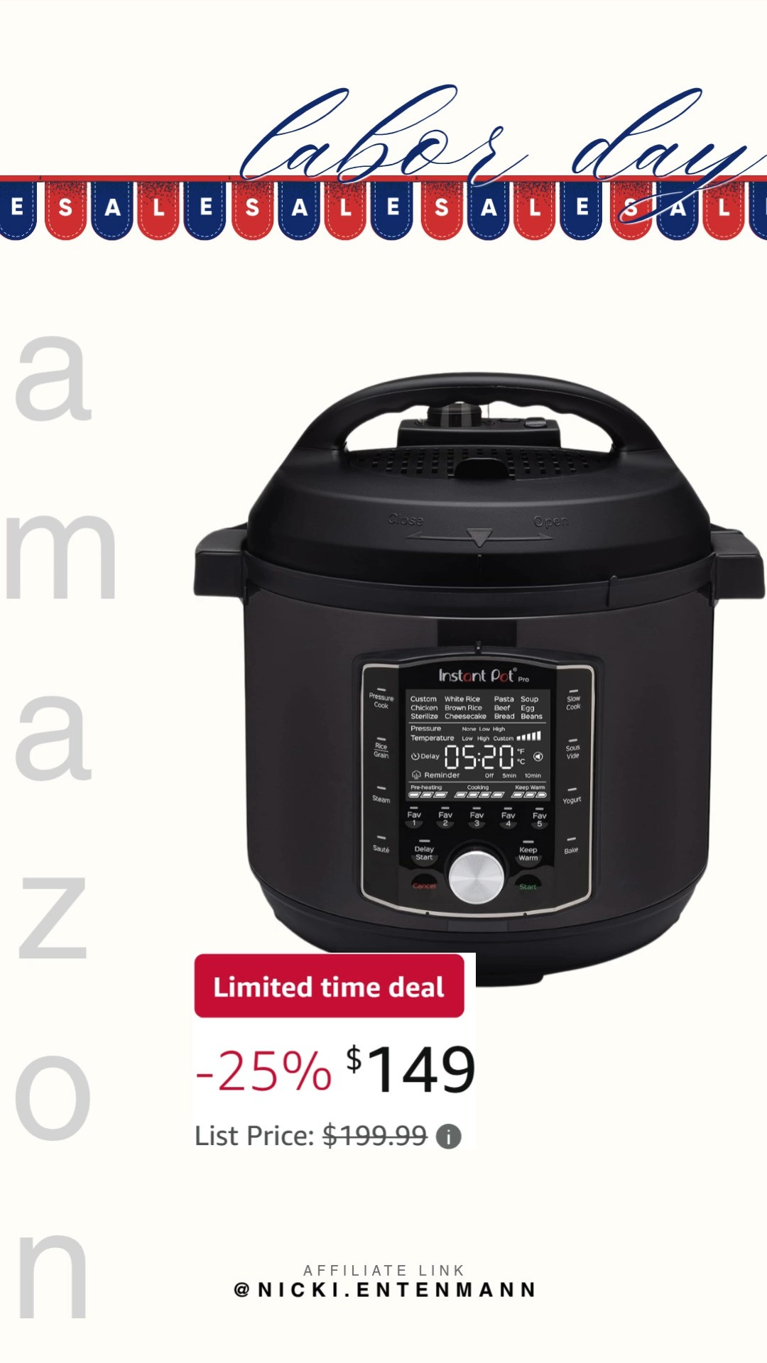 Cook smarter with Instant Pot Pro 8 Qt 10-in-1 Electric Pressure Cooker crafted for versatility and modern charm. Perfect for quick meals, it blends convenience, flavor, and confidence effortlessly. #instantpot #pressurecooker #slowcooker #ricecooker #steamer #homecooking #mealprep #kitchenessentials #amazonfinds #shoppingdeal 🍲👩‍🍳✨ 

 #LTKfoodie #LTKHome #LTKSaleAlert