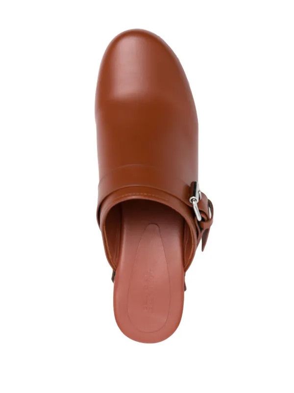 mules ornées clous à talon mi-haut | Farfetch Global