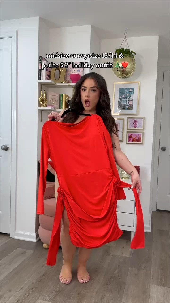 Yes this is the perfect holiday outfit but you can also wear it for any event you have coming up this winter! As a wedding guest, a party goer or a date night out 🙌🏻❤️ All Amazon 

#LTKbeauty #LTKmidsize #LTKstyletip