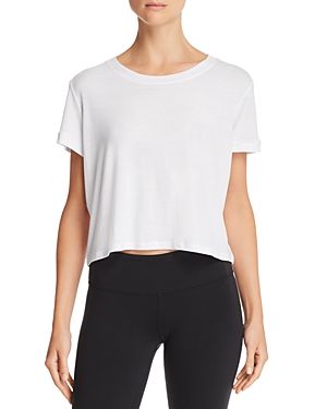 Aqua Athletic Boxy Cropped Tee - 100% Exclusive | Bloomingdale's (US)