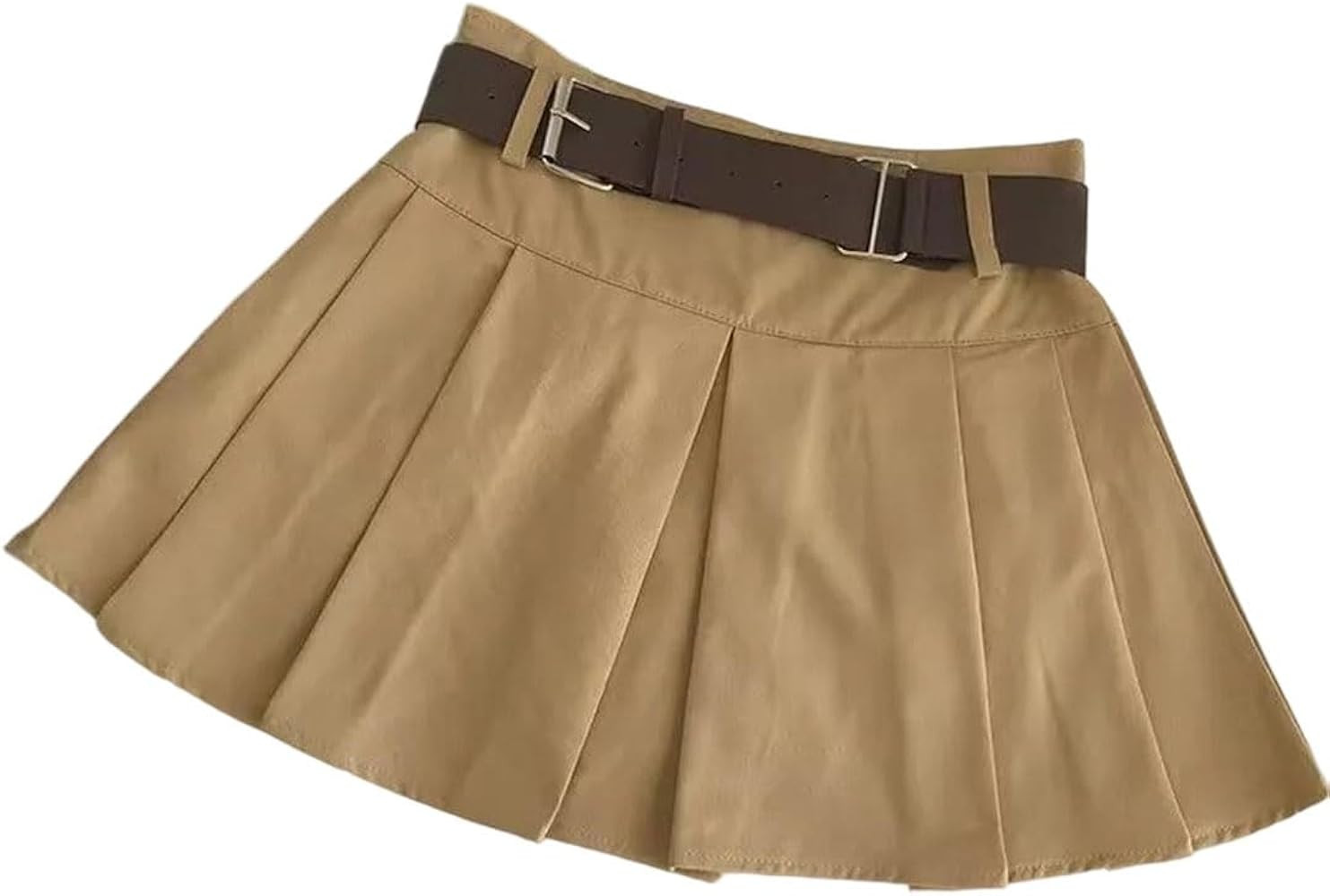 Women Style Pleated Preppy Style Summer High Waist Gothic Skirt | Amazon (US)