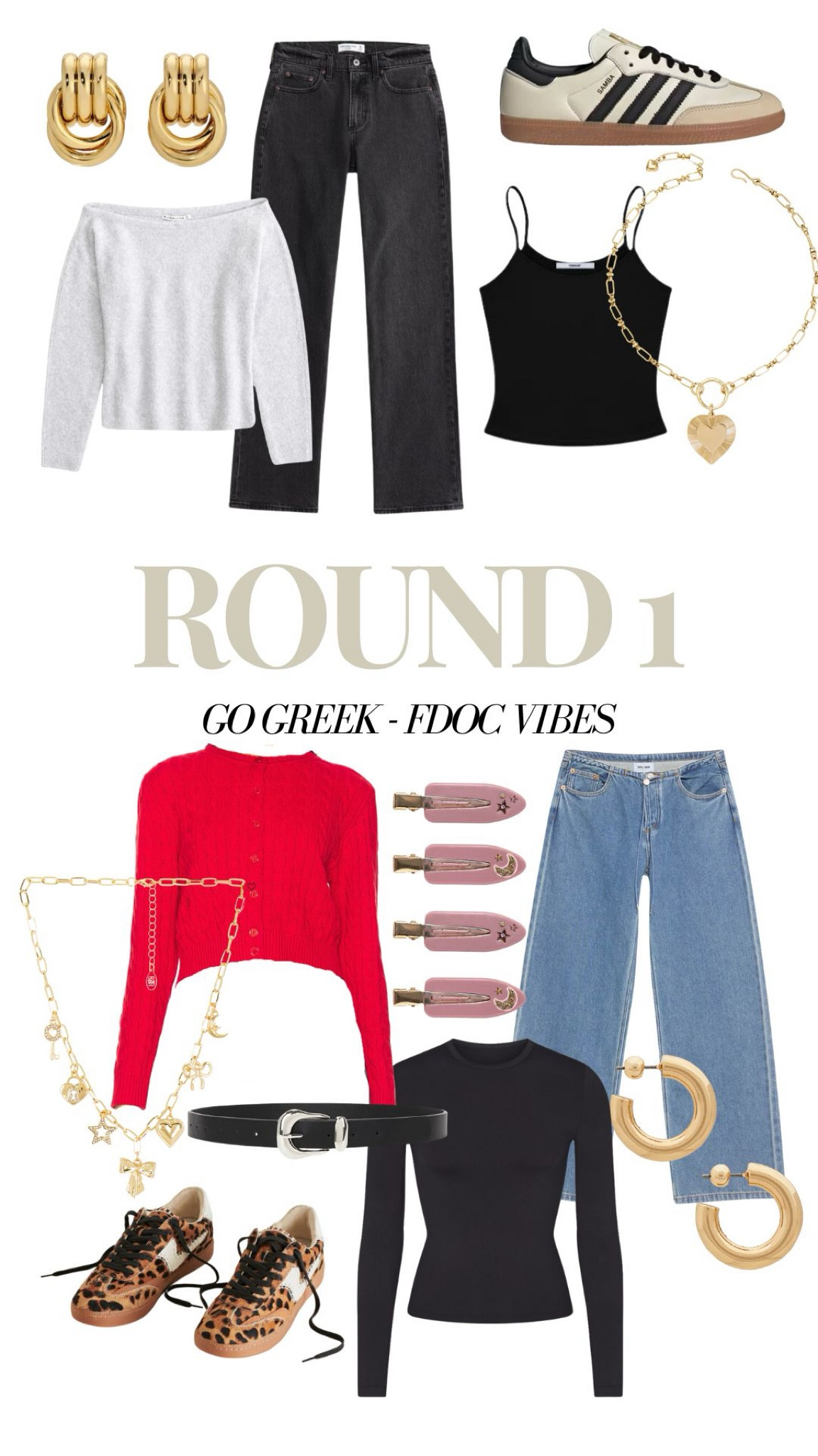 Round one! You want to be comfy but still cool—you’re running AROUND this day! Think jeans and a cute t-shirt or sweater, and my biggest tip is to ACCESSORIZE!

#LTKBeauty #LTKStyleTip #LTKSeasonal