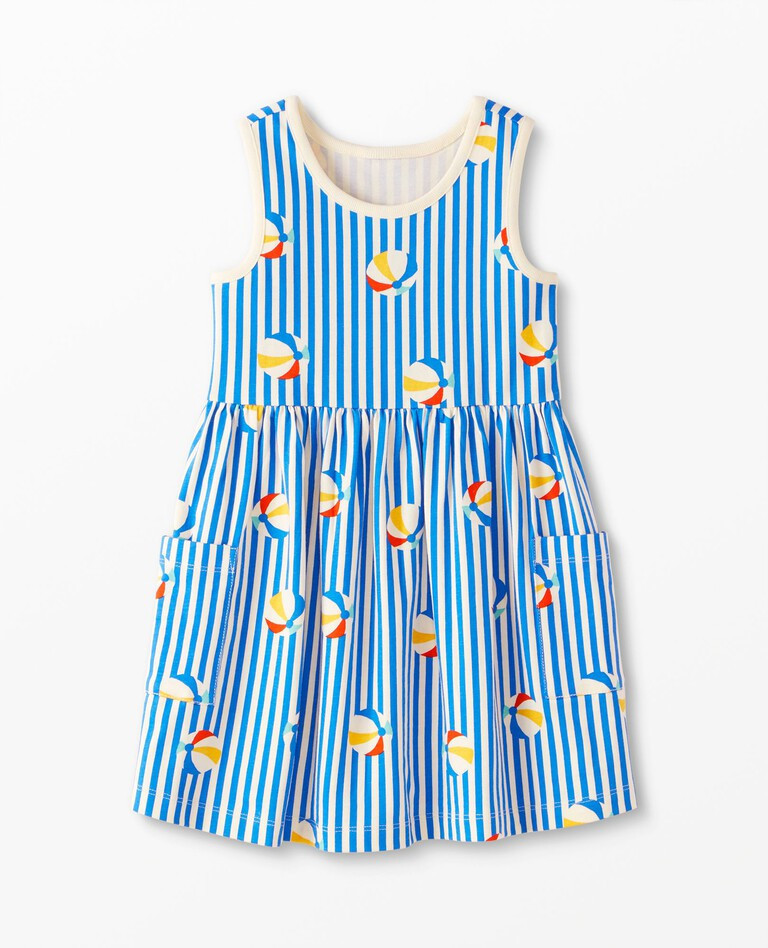 Sleeveless Print Pocket Dress | Hanna Andersson