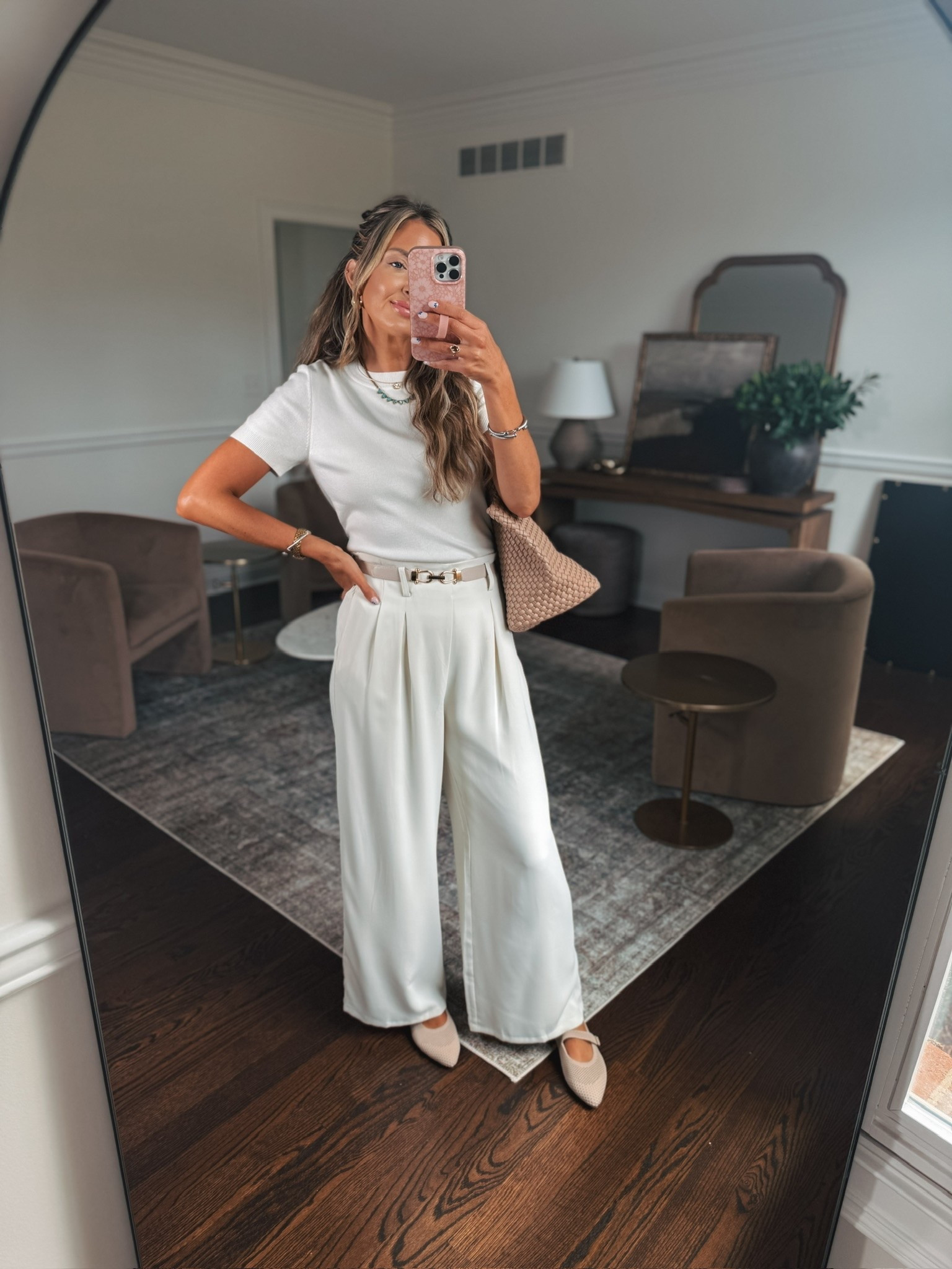 Summer office outfit idea. Where this from the office to happy hour with the girls or dress it up with heels for a date night!

#LTKgrwm #LTKootd #LTKWorkwear