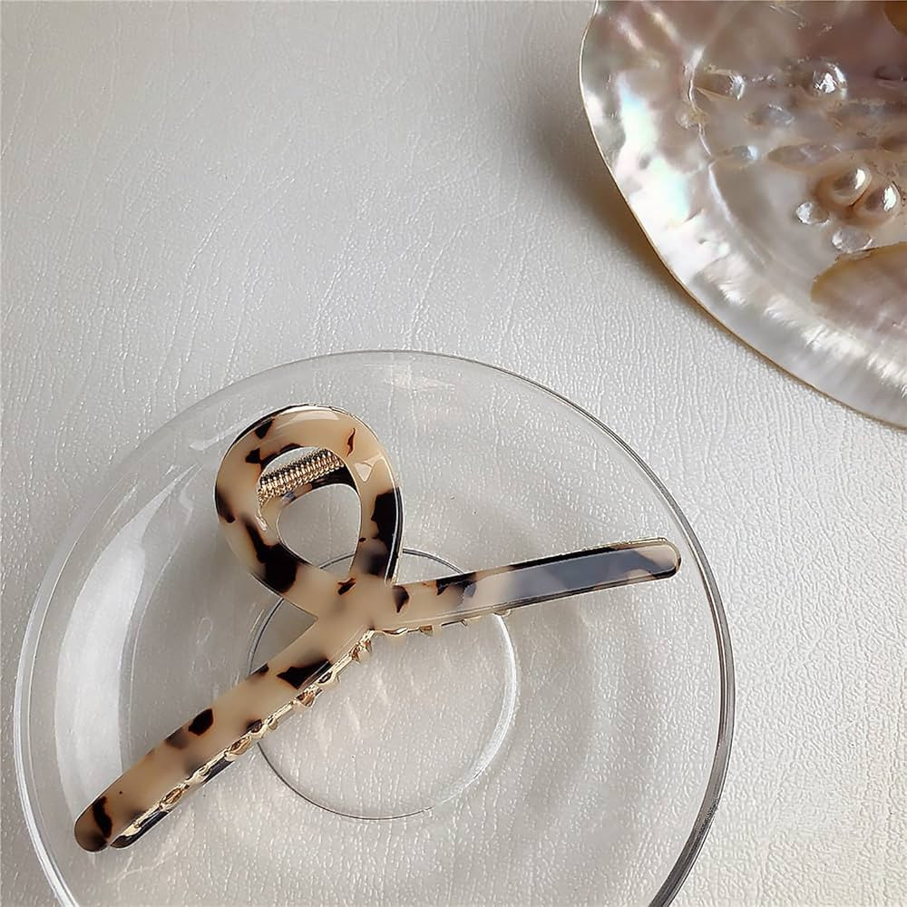 1Pack Large Metal Acetate Hair Claw Clips Big Non Slip Hair Clamp for Women Hair Accessories as G... | Amazon (CA)