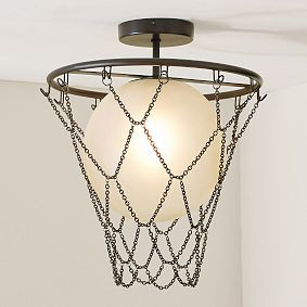 Basketball Flush Mount (15") | Pottery Barn Teen