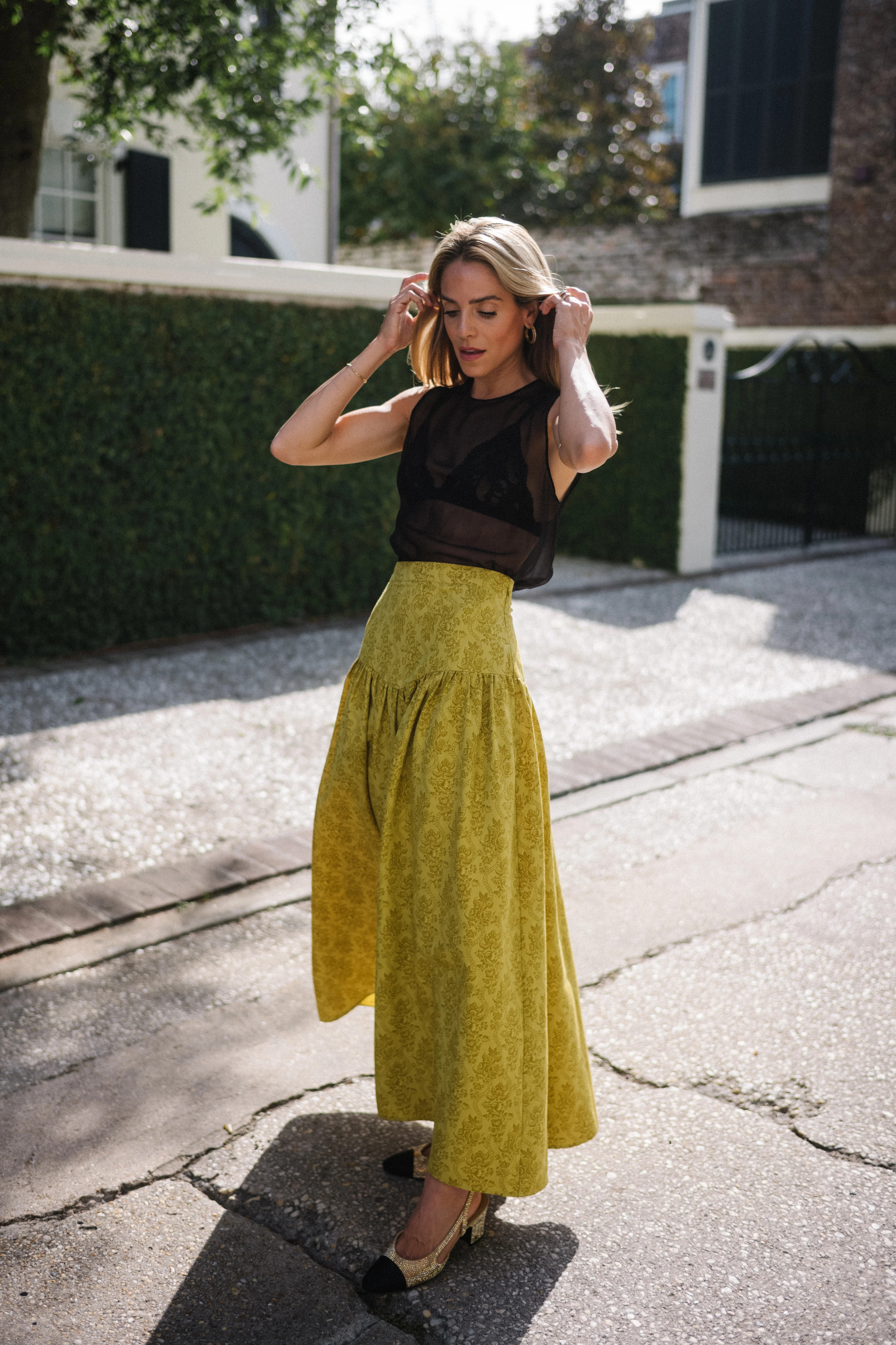 Iris Skirt in Celine | Parterre