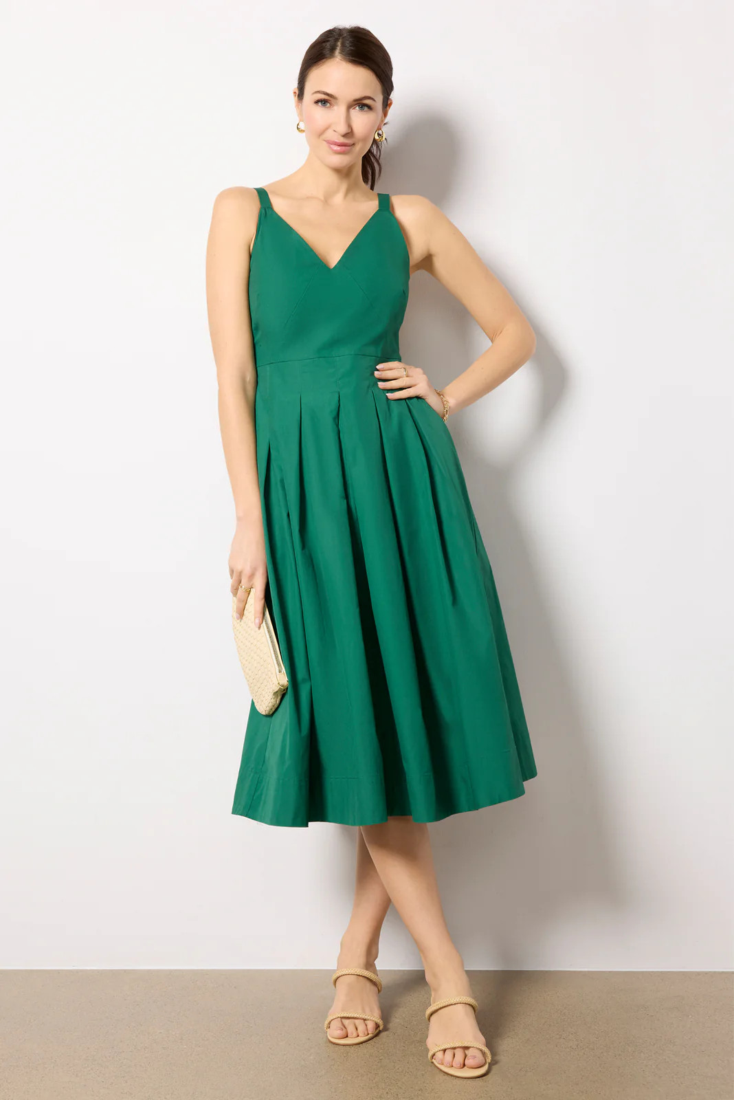 Abby Poplin Dress | Evereve