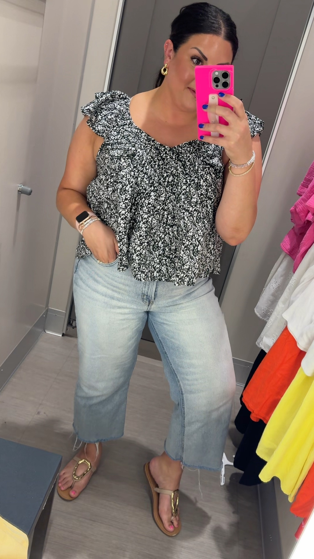 Wearing an XL in this super cute summer top but probably could have done a L! It’s very flowy and roomy. 

#LTKFindsUnder50 #LTKSaleAlert #LTKMidsize