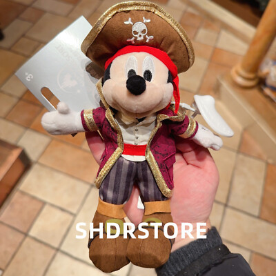Disney authentic 2025 Mickey mouse Plush keychain pirates shanghai disneyland | eBay US