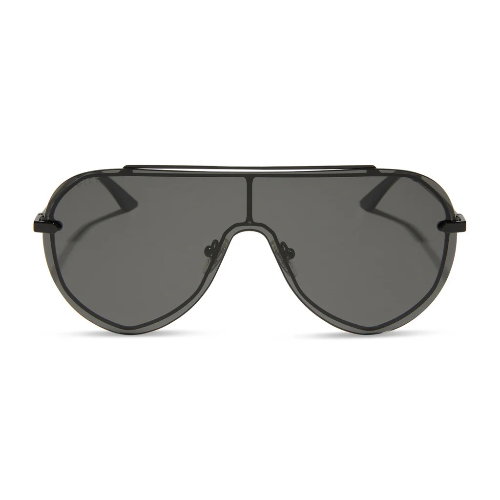 IMANI - BLACK + GREY SUNGLASSES | DIFF Eyewear