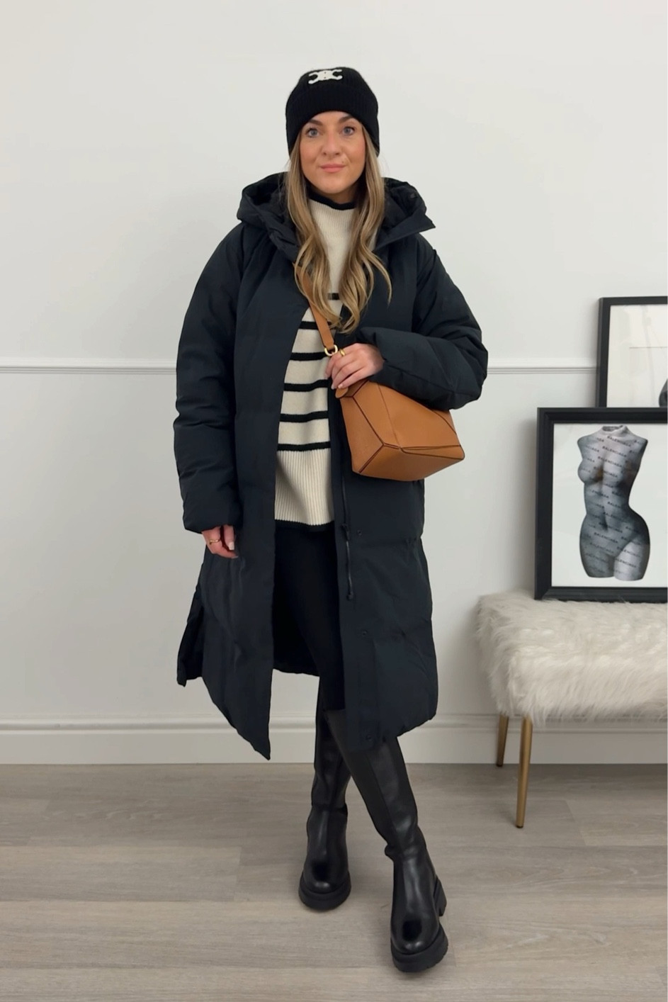 Winter coat, leggings and knee high boots outfit 

#LTKautumn #LTKwinter #LTKCyberWeek