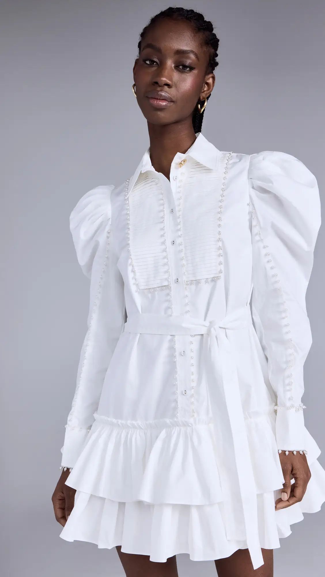 Aje Florence Pearl Trim Mini Dress | Shopbop | Shopbop