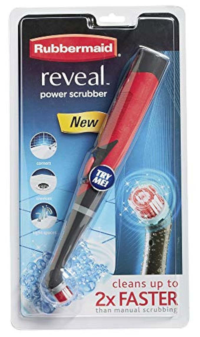 Rubbermaid Reveal Power Scrubber with 1/2 in General Cleaning Head (1839685) | Amazon (US)