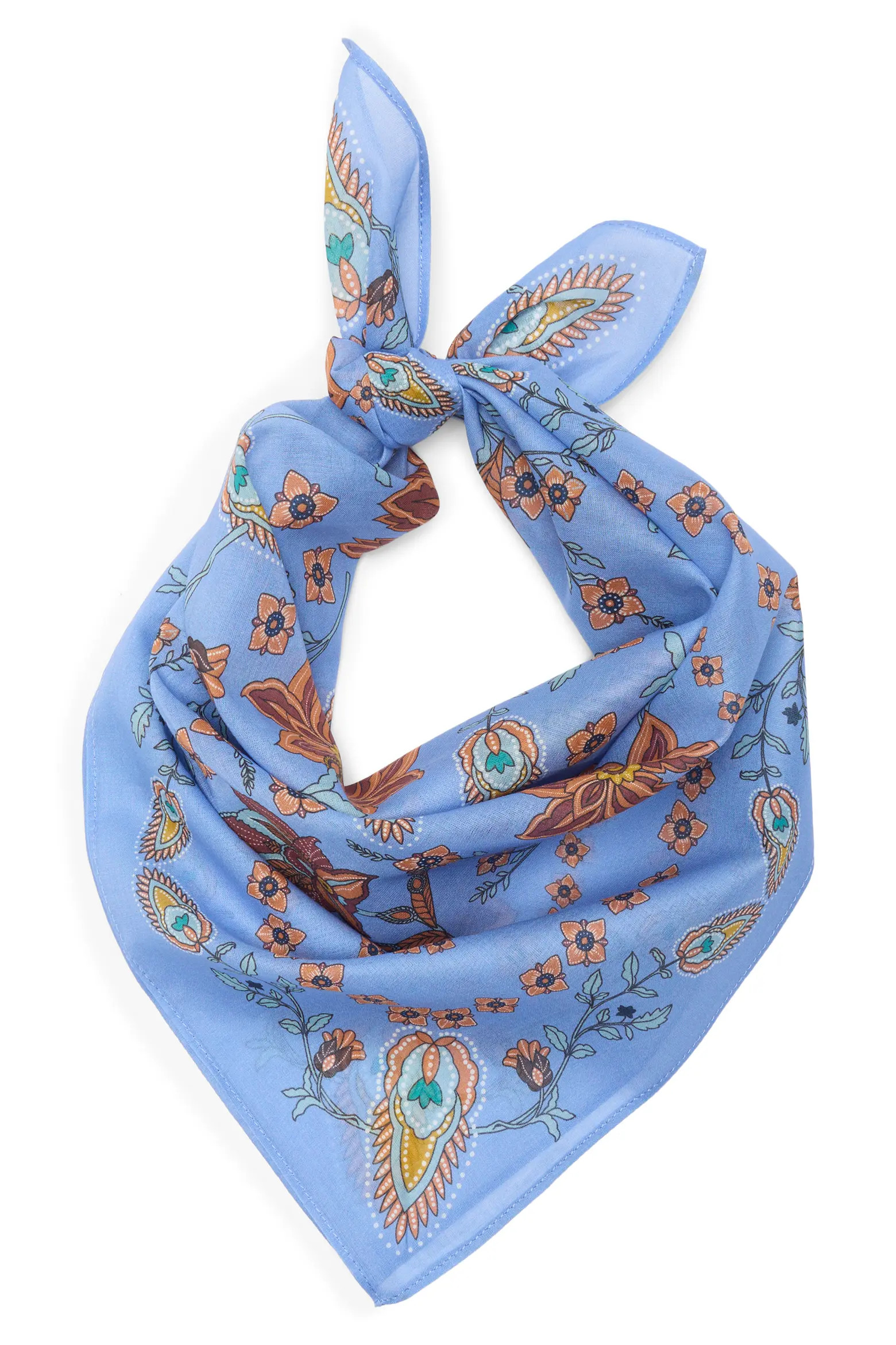 Pottery Floral Square Bandana (Women) | Nordstrom | Nordstrom