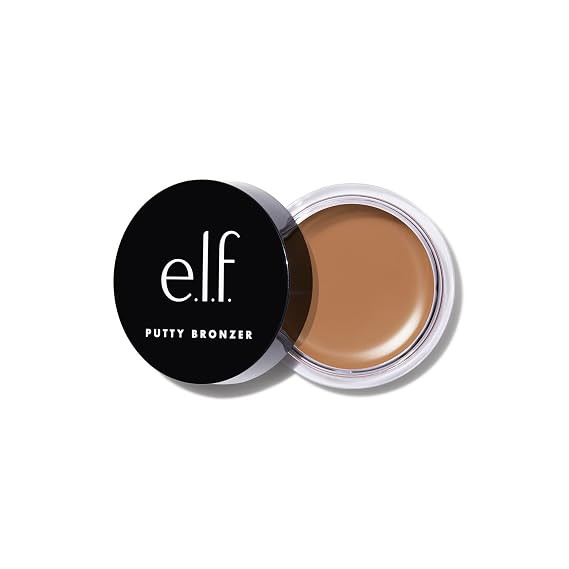 e.l.f. Putty Bronzer, Creamy & Highly Pigmented Formula, Creates a Long-Lasting Bronzed Glow, Inf... | Amazon (US)