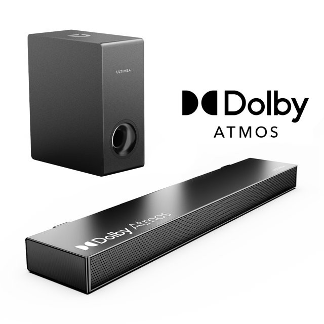 ULTIMEA Dolby Atmos Sound Bar for TV, 3D Surround Sound System for TV Speakers, 190W 2.1 Sound Ba... | Walmart (US)