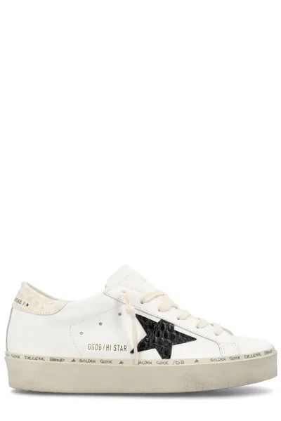 Golden Goose Deluxe Brand Star-Patch Lace-Up Sneakers | Cettire Global