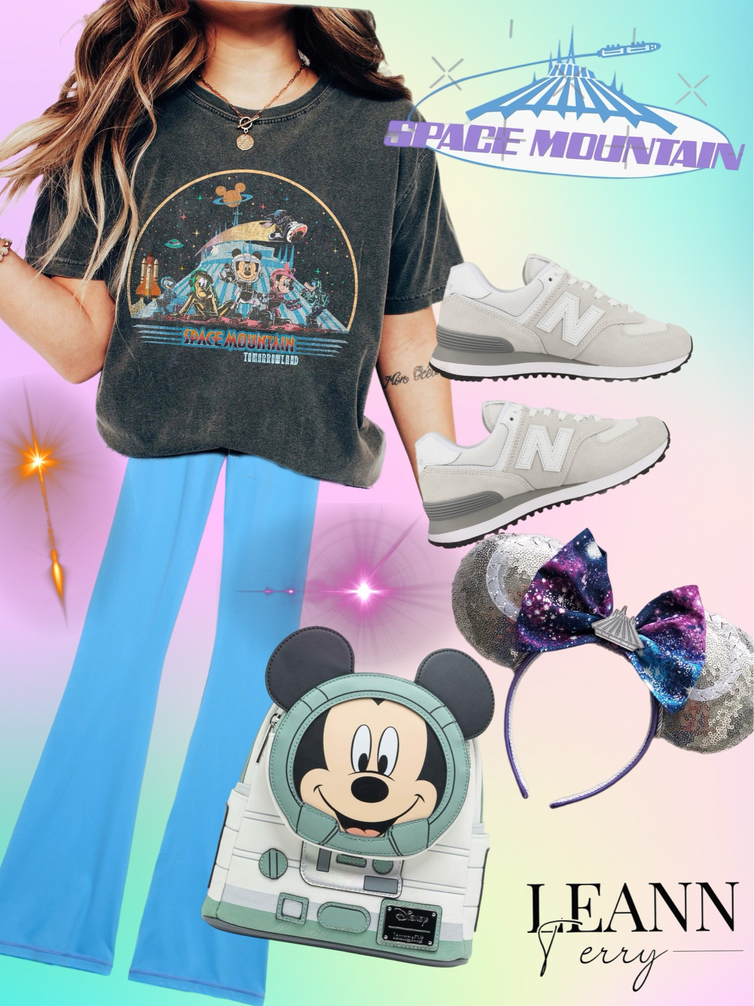 🌌 Blast off in style! 🚀 Channeling Space Mountain vibes today. #SpaceFashion #GalacticStyle #OutfitInspo #FashionForward #SpaceMountain #DisneyStyle #Disneyfashion #Disneybound