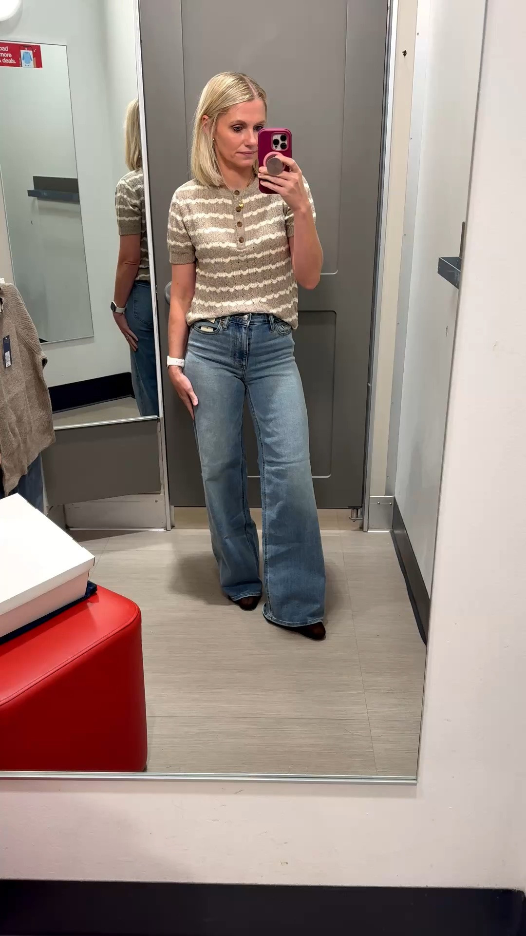 If you are looking for an affordable comfortable pair of wide leg jeans for fall, then these are a great option! They do come in a short length. I recommend sizing up! I’m wearing a 2/regular here and the top is in a small.

#LTKOver40 #LTKSeasonal #LTKPetite