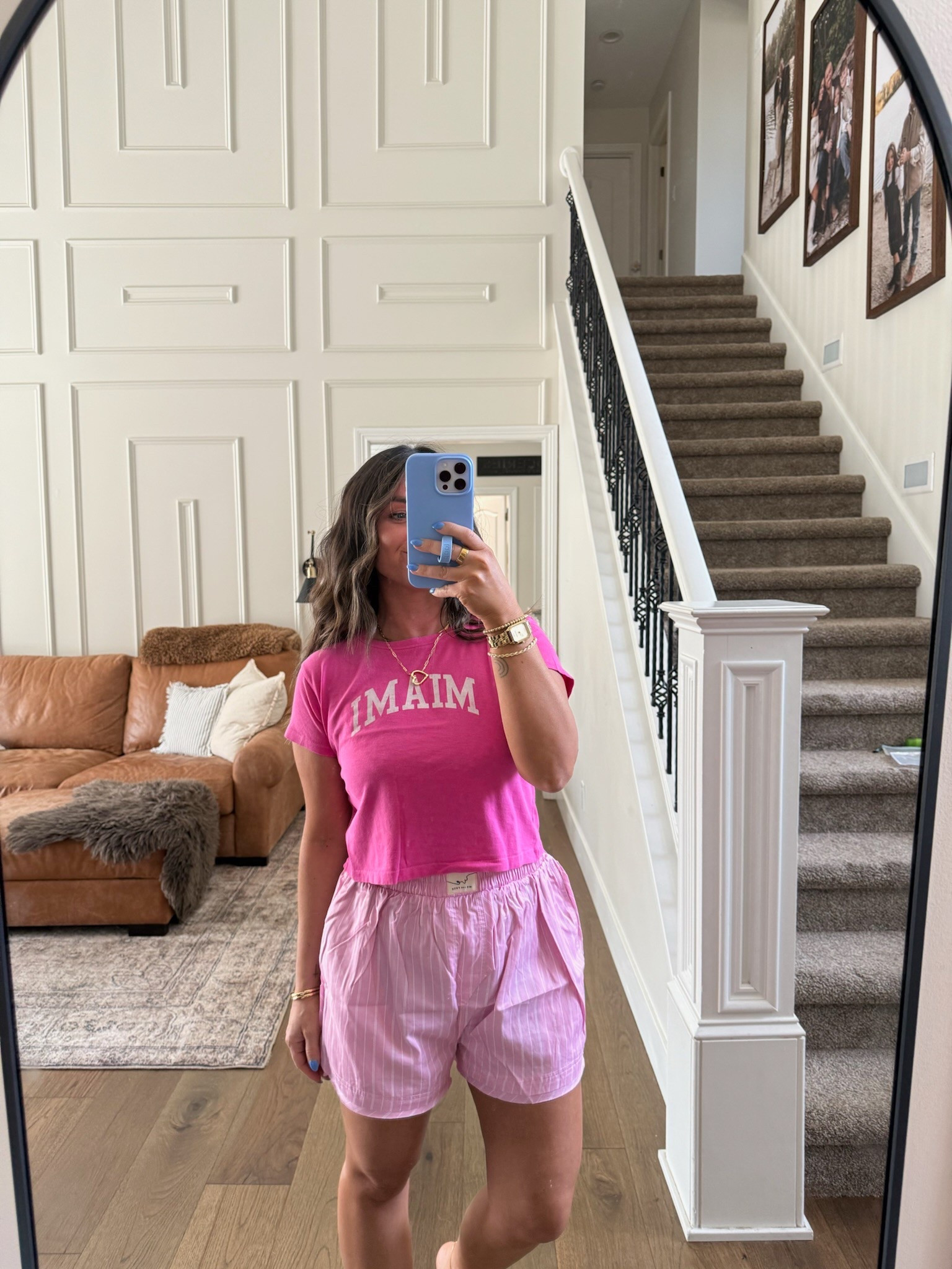 Wearing a small in this cropped pink tee (could have done a medium) and a small in these pink boxer shorts from free people! 

Casual outfit 
Vacation outfit 
Summer outfit 
Spring outfit 


#LTKTravel #LTKStyleTip #LTKFindsUnder50