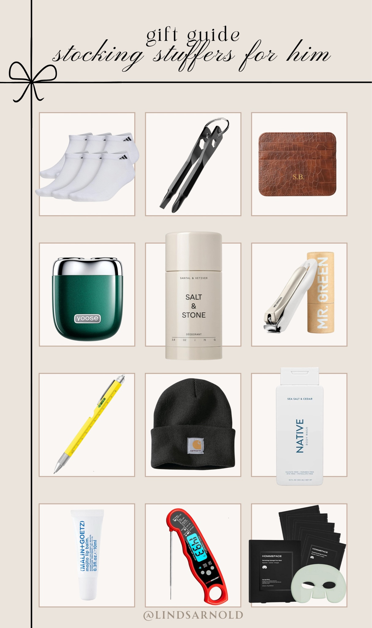 Stocking stuffers for him! 

#LTKSeasonal #LTKGiftGuide #LTKHoliday