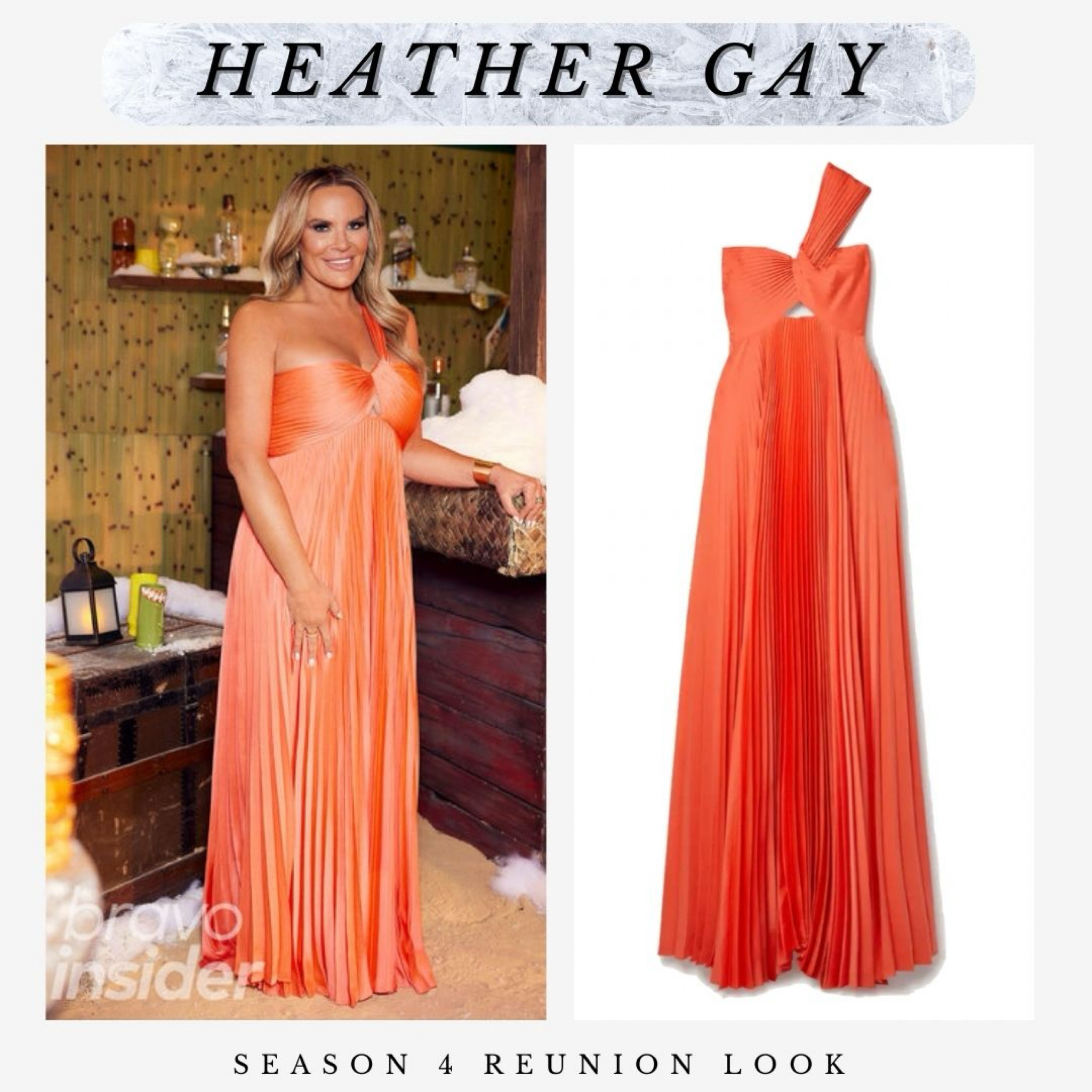 Heather Gay’s Real Housewives of Salt Lake City Season 4 Reunion Dress // Shoes: Rene Caovilla / Hair: Shedelle Holmes / Makeup: Megan Lanoux / Nails: Thao & Jack at VN Nails  / Photo: Clifton Prescod / Photo Assist: Jocelyn Prescod

Photo + Info: @BravoTV
