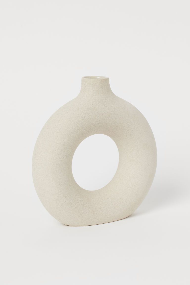 H & M - Ceramic Vase - Beige | H&M (US)