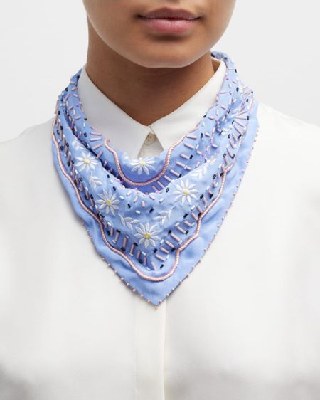 Signature scarf necklace on sale! Beautiful detailing - would make a great gift! 

#LTKGiftGuide #LTKstyletip #LTKsalealert