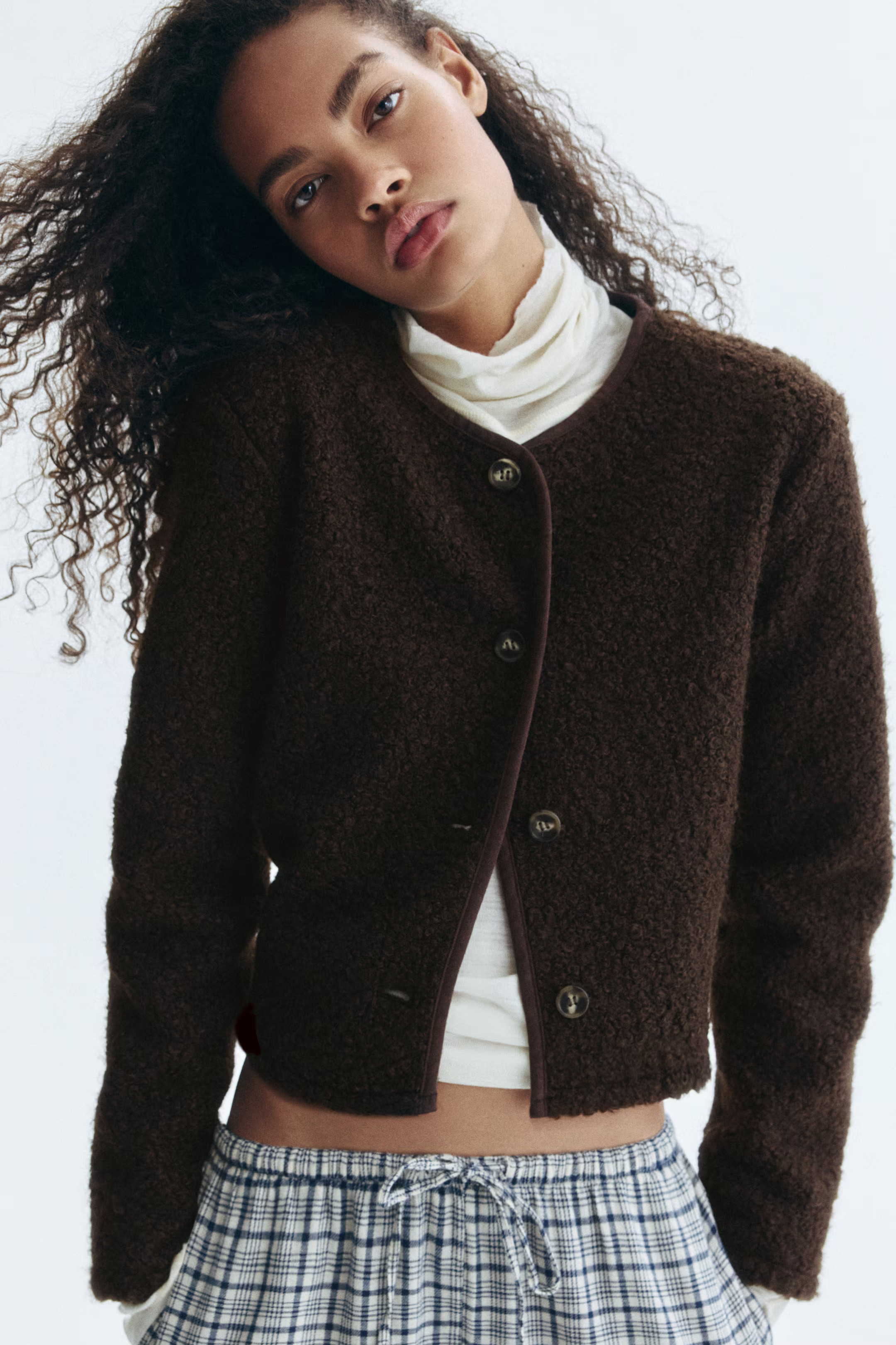 Teddy Fleece Cardigan | H&M (US + CA)