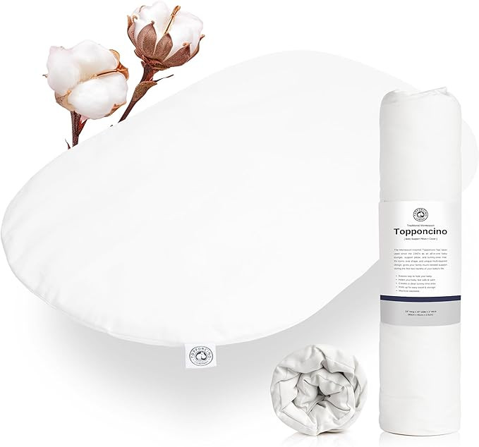 Montessori Topponcino | Authentic Montessori Baby Lounger Pillow, Unique Holding Pad, Newborn Fee... | Amazon (US)