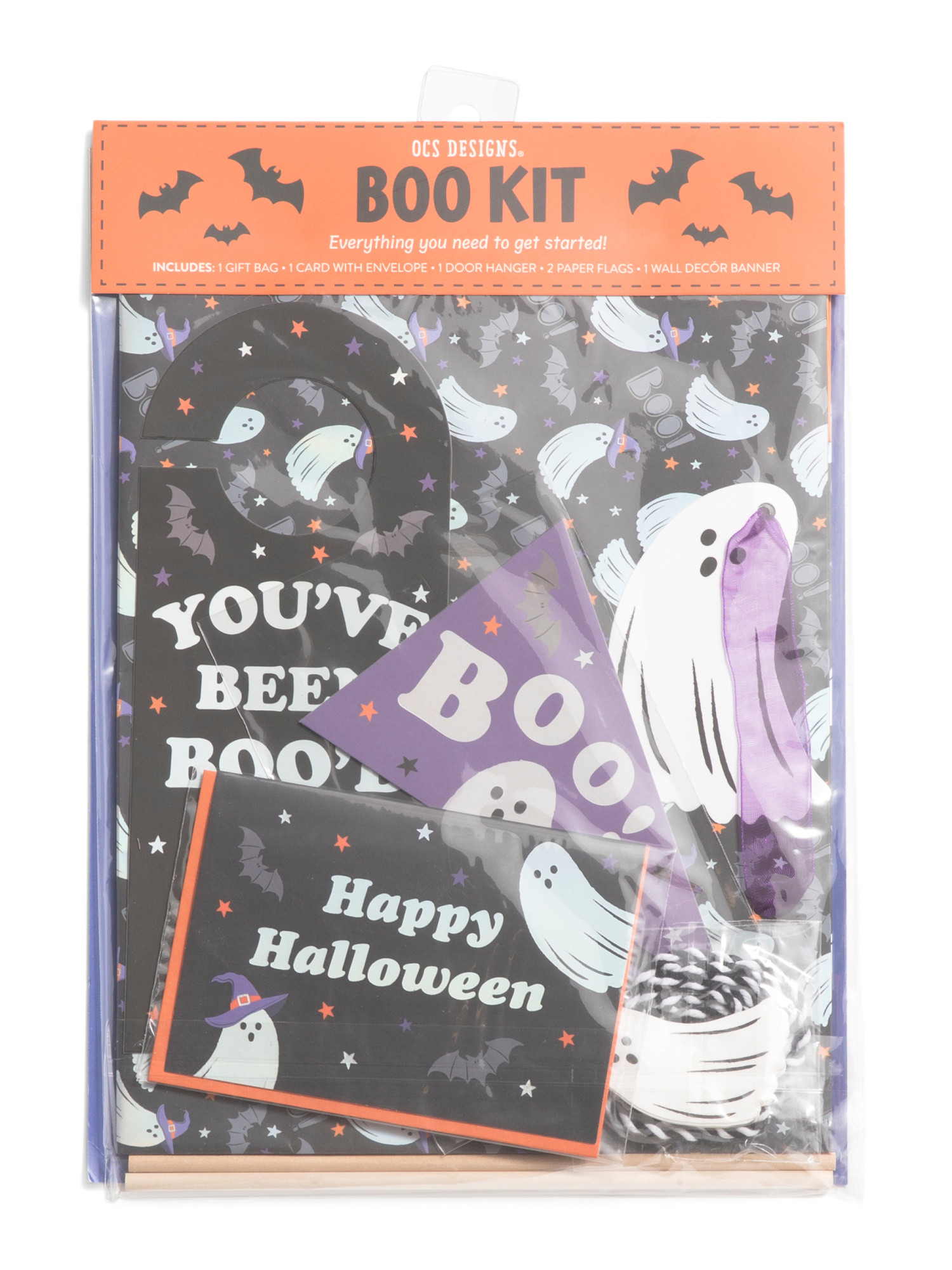 6pc Glimmering Ghosts Boo Kit | Halloween | Marshalls | Marshalls