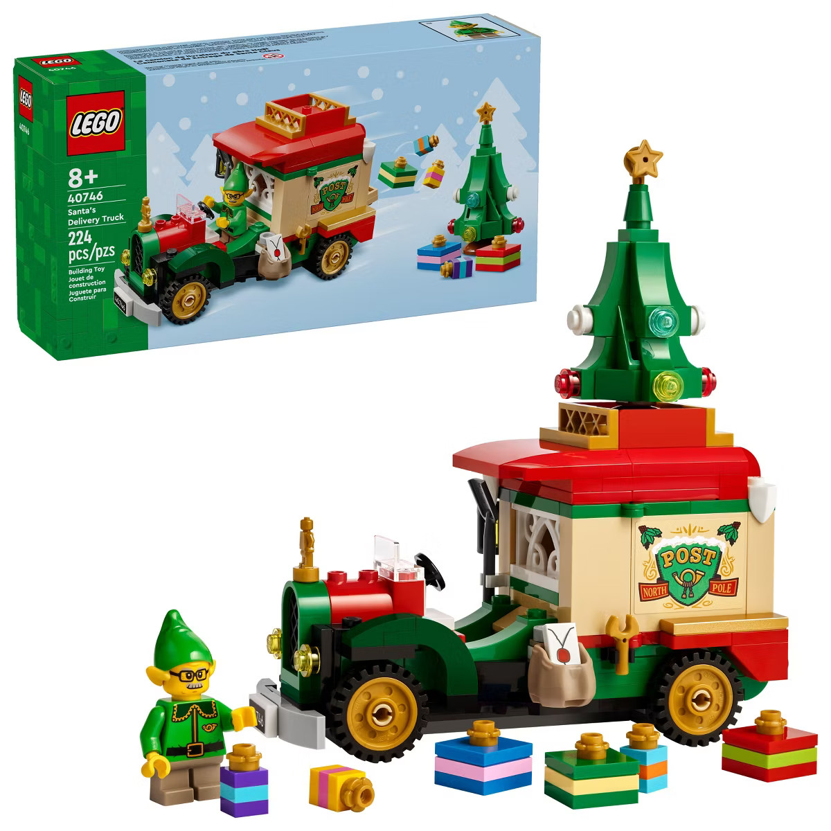 LEGO Santa’s Delivery Truck Building Toy 40746 | Target