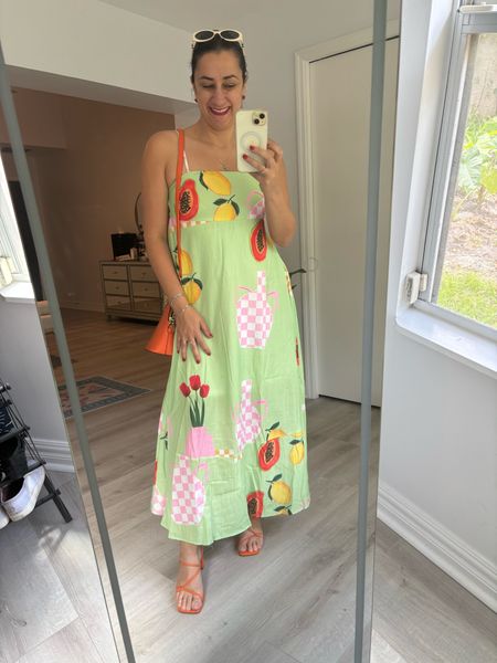 Spring Outfit. it is a great travel outfit.
Maxi dress, I look i’ve this print. There is also a Summer set with the same print and a mini dress as well as another maxi dress style! Check all the linked options. I am wearing S and I am 5’7

#LTKfindsunder100 #LTKtravel #LTKSeasonal