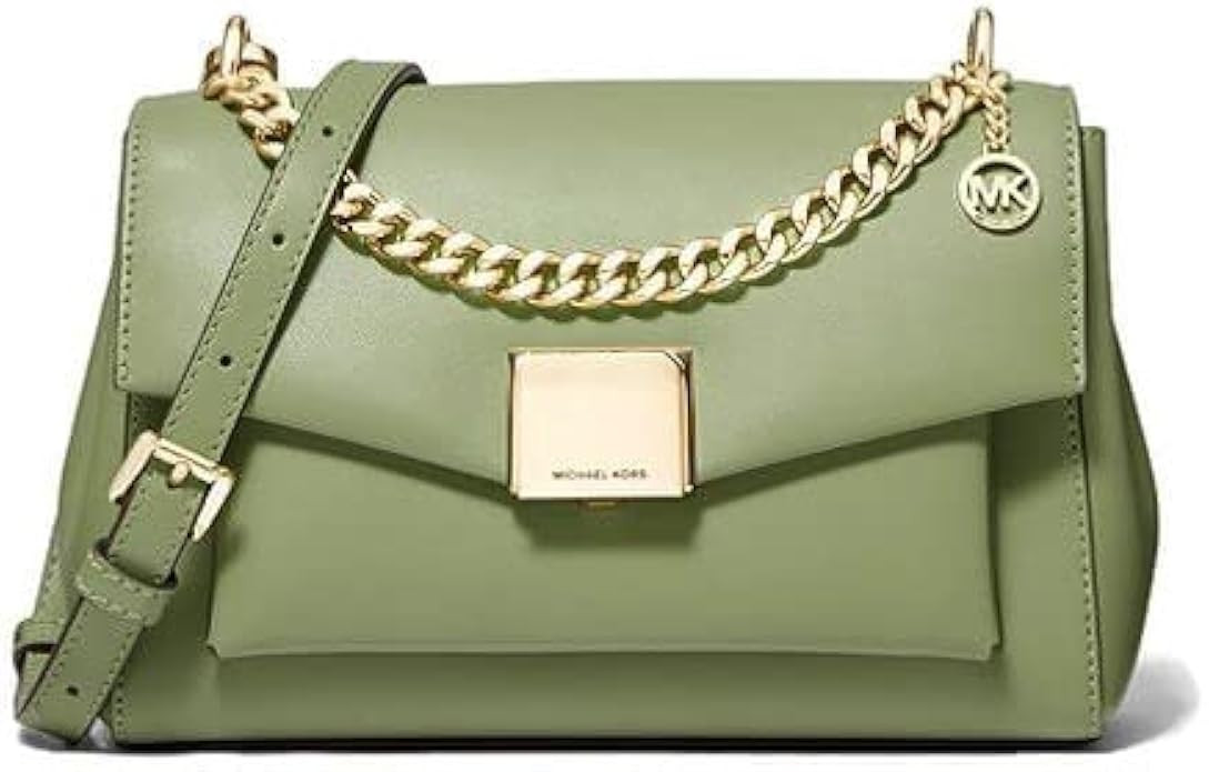 Michael Kors Lita Medium Leather Crossbody Bag | Amazon (US)