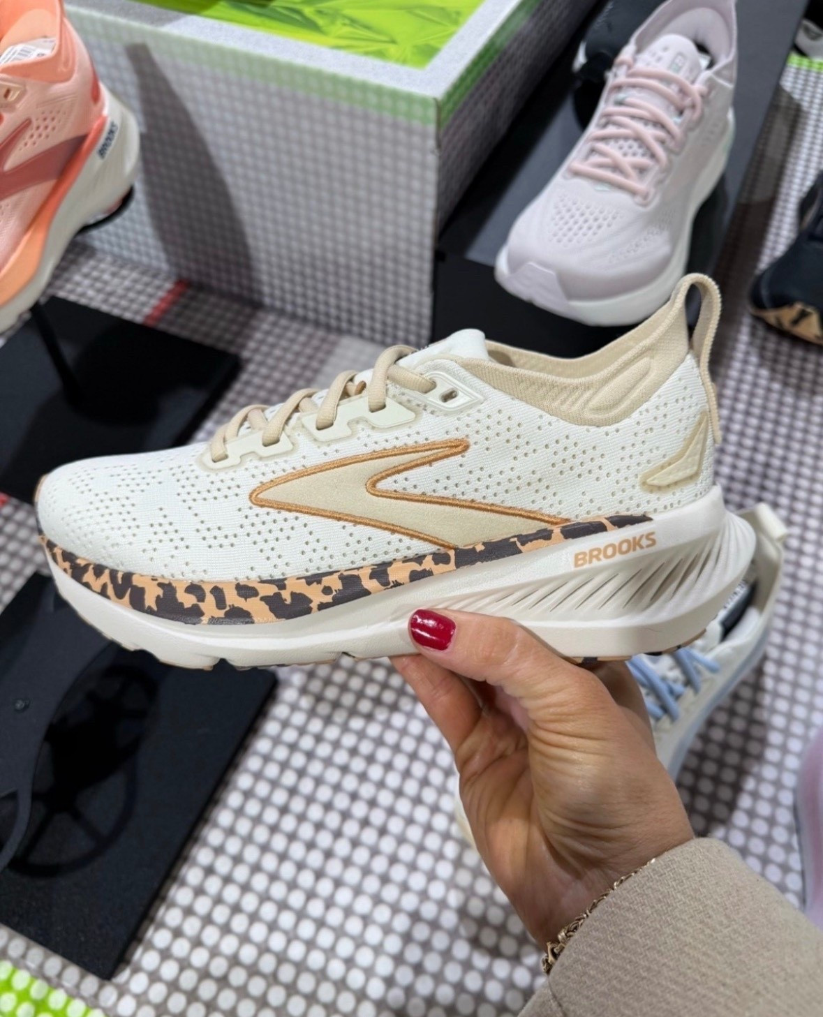 These are such a fun twist on a neutral sneaker. The leopard detail adds just enough personality while still being super wearable, and they’re insanely comfortable for everyday, walking, or travel days. Cute and functional.

brooks sneakers, running shoes, comfortable sneakers, walking shoes, neutral sneakers, leopard detail, athleisure style, everyday shoes, travel outfit, supportive shoes, SavannahK 

#LTKootd #LTKfitnessgoals #LTKActive