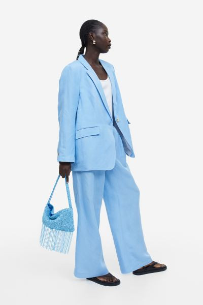 Linen-blend Jacket | H&M (US + CA)