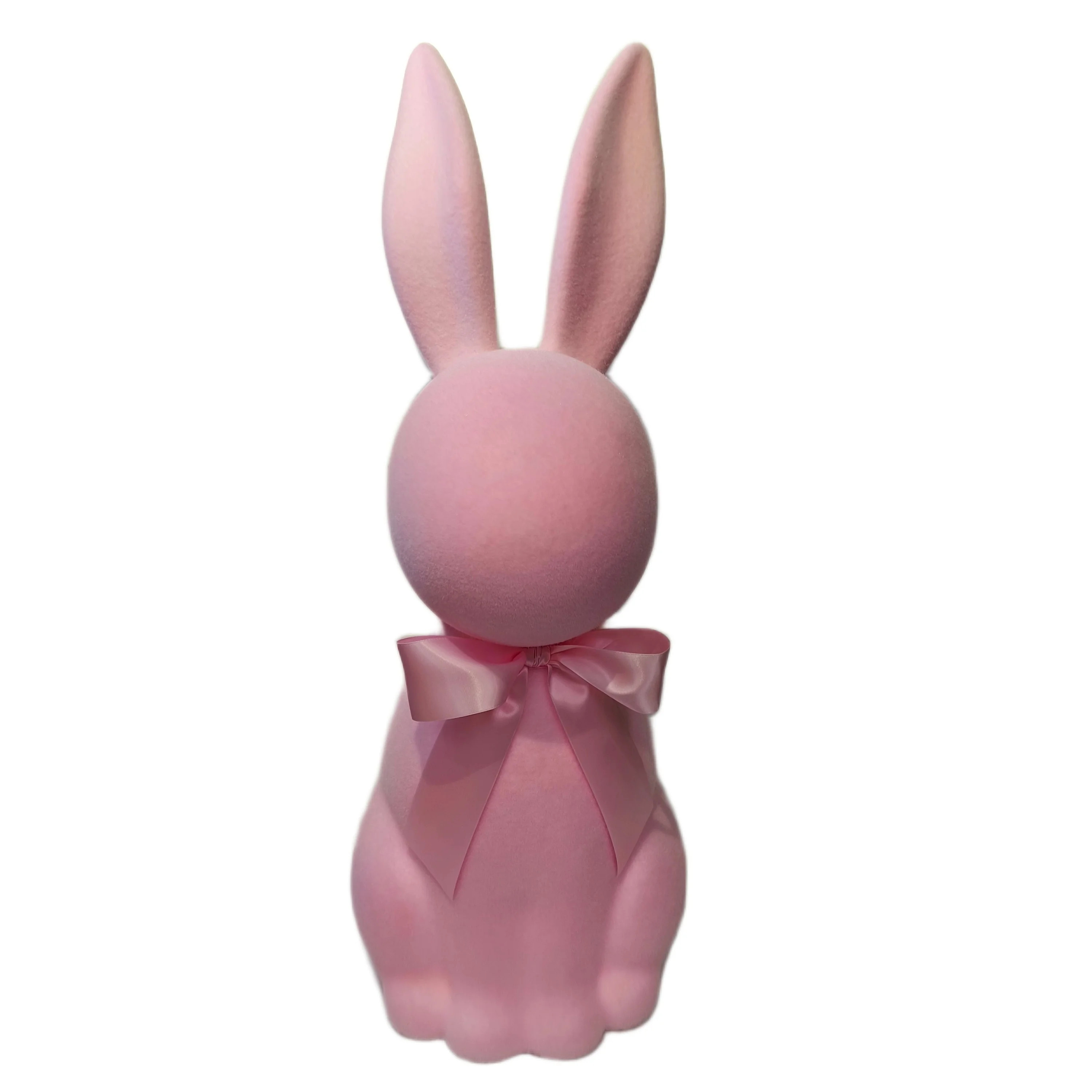Flocked Bunny Tabletop Decoration, Pink, 27", Easter by Way To Celebrate | Walmart (US)