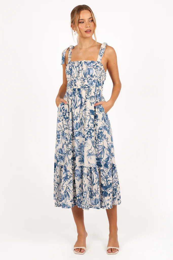 Harlowe Midi Dress - Porcelain Blue | Petal & Pup (US)