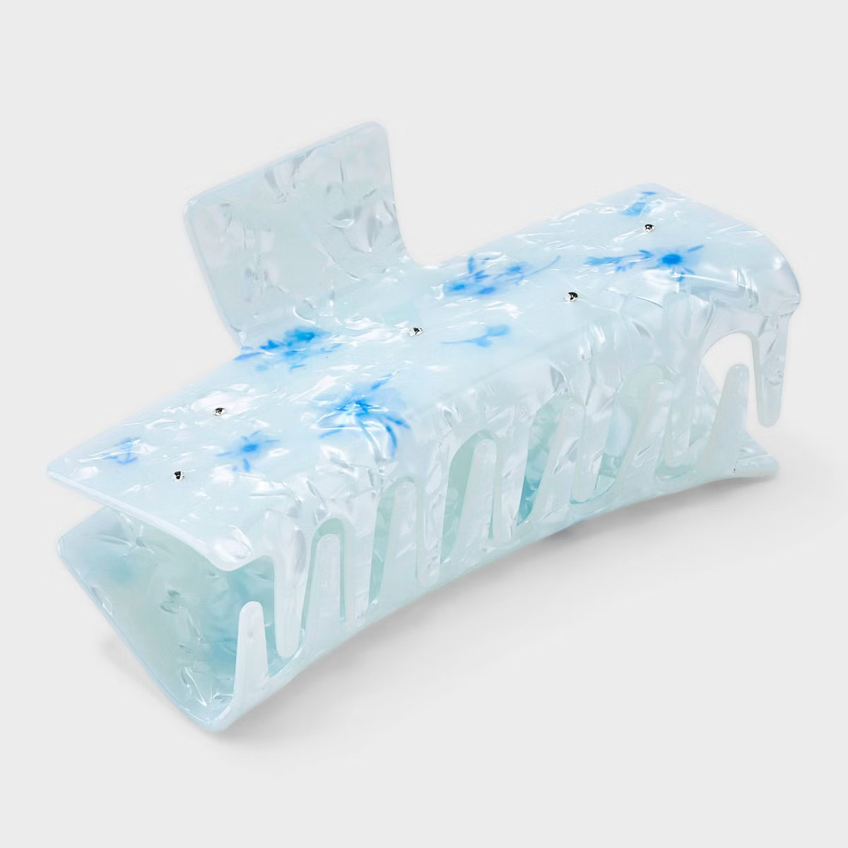 Jumbo Claw Hair Clip Acrylic Flower Print - A New Day™ | Target