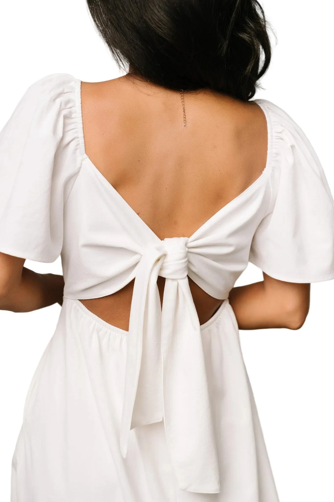 Indie Back Tie Dress | Off White | Baltic Born