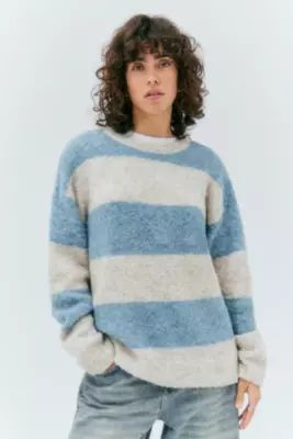UO Stripe Boucle Knit Jumper | Urban Outfitters (EU)