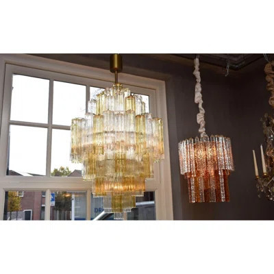 Six Tier Venini Tronchi Venetian Chandelier | Wayfair North America