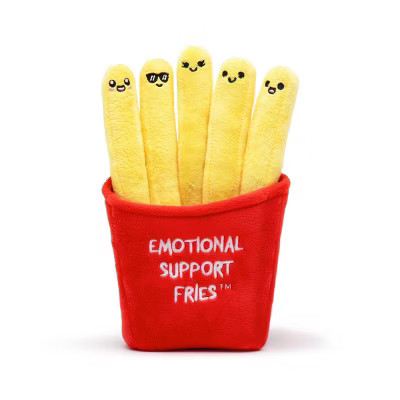What Do You Meme? Emotional Support Fries Stuffed Animal: Polyester Plush Toy, Food-Themed Pillow, 12 Inch Plush | Target